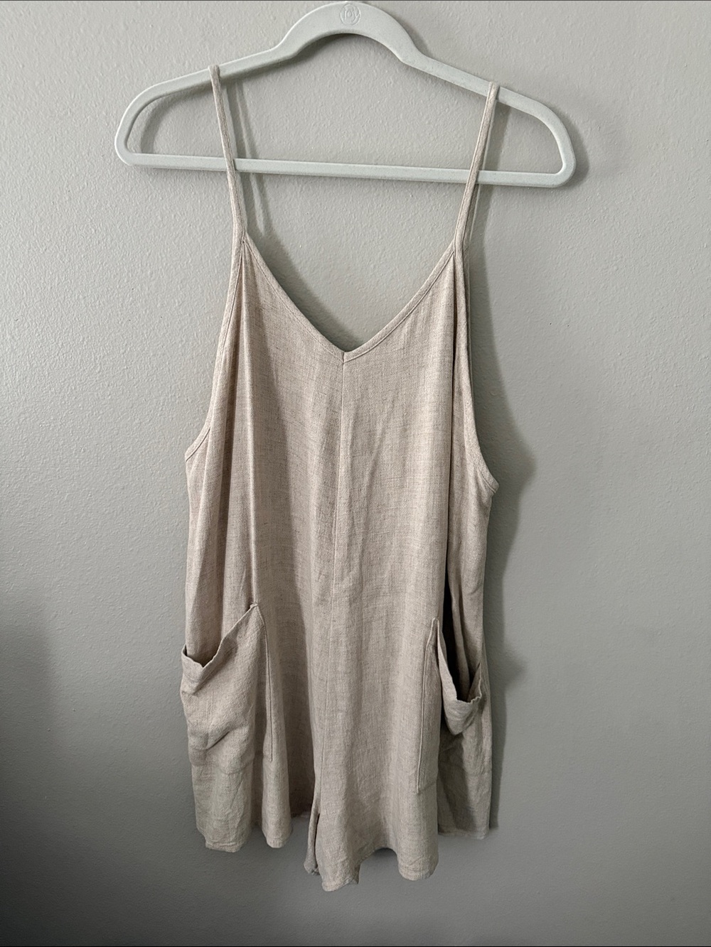 CJLA Oatmeal Romper size L